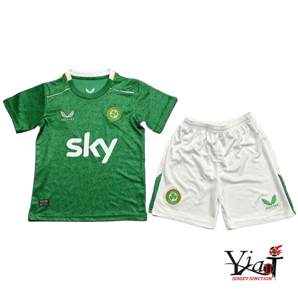 Maglie Calcio Irlanda Bambino Prima 2024/2025