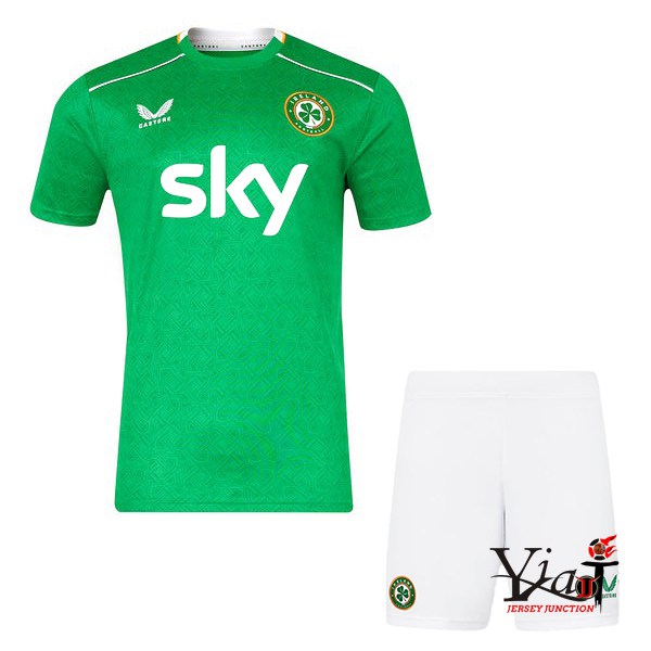 Nuova Maglie Calcio Irlanda Bambino Prima 2024/2025